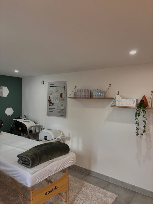 Intérieur de l'institut de beauté Entracte Beauté à Cabriès